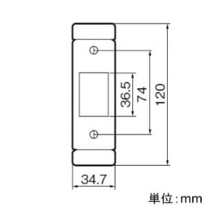 パナソニック ケースウェイはめ込み用厚型小穴カバー ラクダ色 ケースウェイはめ込み用厚型小穴カバー ラクダ色 WK7701Y 画像2