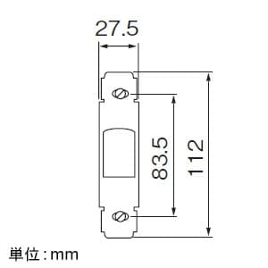 パナソニック フルカラー 新金属プレート 可動間仕切用 1コ用 フルカラー 新金属プレート 可動間仕切用 1コ用 WN3851 画像3