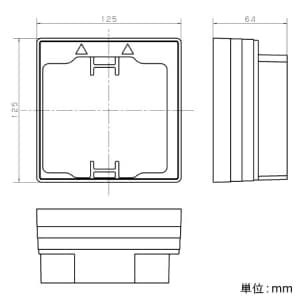 パナソニック フロアコンスクエア 施工枠 フロアコンスクエア 施工枠 DUB1104 画像2