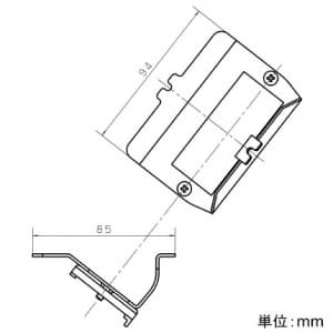 パナソニック フロアコン用器具ブロック ブランク2コ口 絶縁ワンタッチ取付枠付 フロアコン用器具ブロック ブランク2コ口 絶縁ワンタッチ取付枠付 DUB1202 画像2