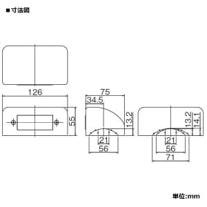 パナソニック メタルワイプロ用リファインアウトレットE フルカラー取付枠付 メタルワイプロ用リファインアウトレットE フルカラー取付枠付 DZM500KH 画像2