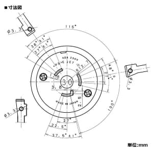 パナソニック 防水引掛接地2Pゴムキャップ 30A 250V ブラック 防水引掛接地2Pゴムキャップ 30A 250V ブラック WF8330 画像3