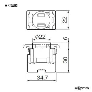 パナソニック 住設機器用 埋込扉付コンセント 15A 125V ブラック 住設機器用 埋込扉付コンセント 15A 125V ブラック WCF3011B 画像2