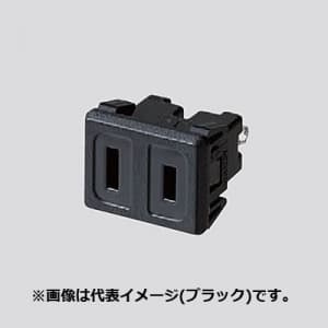 パナソニック 機器用はめ込みコンセント 横型 極性付 15A 125V チョコ WCF1013A