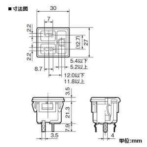 パナソニック 【限定特価】機器用はめ込み接地コンセント 15A 125V ブラック 機器用はめ込み接地コンセント 15A 125V ブラック WCF1041B 画像2