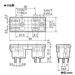 パナソニック 機器用はめ込み接地ダブルコンセント 15A 125V ブラック 機器用はめ込み接地ダブルコンセント 15A 125V ブラック WCF1042B 画像2