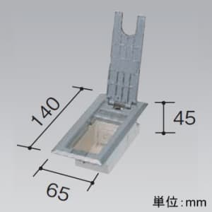 パナソニック インナーコンセント ミニシングル 情報モジュラジャック CAT6 樹脂製 インナーコンセント ミニシングル 情報モジュラジャック CAT6 樹脂製 NR331818 画像2