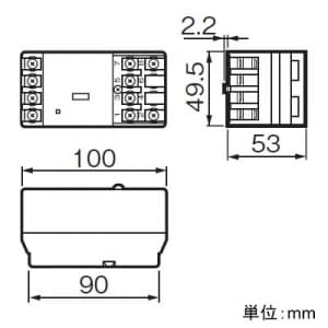 パナソニック 電動機器用ターミナルユニット 分電盤用 ワンパルス出力 停止端子常開形 光アドレス設定式 電動機器用ターミナルユニット 分電盤用 ワンパルス出力 停止端子常開形 光アドレス設定式 WRT4421K 画像2