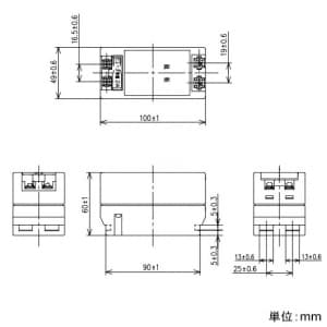 パナソニック 小型リモコントランス 分電盤用 F型 入力AC200V 出力AC24V 小型リモコントランス 分電盤用 F型 入力AC200V 出力AC24V WR2311 画像2