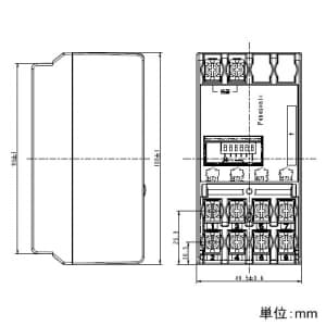 パナソニック ターミナルユニット付 6Aリレーユニット 片切 分電盤用 4回路用 ターミナルユニット付 6Aリレーユニット 片切 分電盤用 4回路用 WR34169 画像2