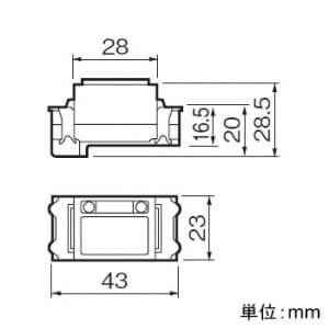 パナソニック 2線式リモコンスイッチ 1コ用 2線式リモコンスイッチ 1コ用 WR8501 画像2