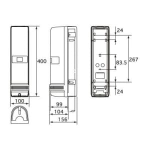 OPTEX 屋外用アクティブセンサー 長距離・高機能型 200m線警戒 屋外用アクティブセンサー 長距離・高機能型 200m線警戒 AX-200TF(J) 画像3