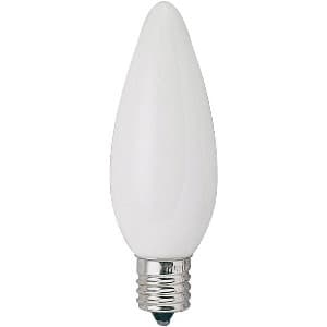 【お買い得品 50個セット】シャンデリアランプ C32 105V40W 全光束:380lm 口金:E12 ホワイト C32E12100/110V-40W(S)_50set