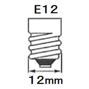 アサヒ シャンデリアランプ C32 110V15W 全光束:90lm 口金:E12 クリヤー シャンデリアランプ C32 110V15W 全光束:90lm 口金:E12 クリヤー C32E12110V-15W(C) 画像3