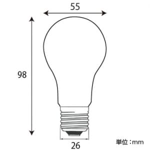 アサヒ 一般球カラー セラミック PS55 110V40W 口金:E26 レッド 一般球カラー セラミック PS55 110V40W 口金:E26 レッド PS55E26110V-40W(R) 画像2