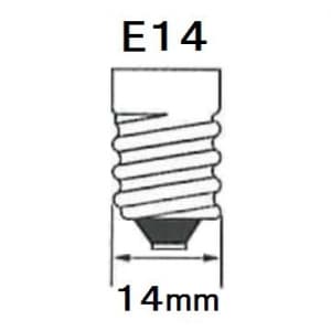 アサヒ スペース球 T20 110V20W 全光束:150lm 口金:E14 クリヤー スペース球 T20 110V20W 全光束:150lm 口金:E14 クリヤー スペースキュウT20E14110V-20W(C) 画像2