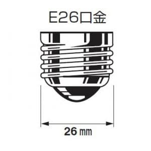 【お買い得品 2個パック】シリカ電球 《長寿命タイプ》 60W形 100V E26口金 LW100V60WWL2P