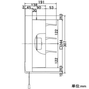 高須産業 台所用・一般用換気扇 スタンダードタイプ 20cm 連動式シャッター 台所用・一般用換気扇 スタンダードタイプ 20cm 連動式シャッター FT-200 画像3