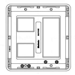 明工社 MLエレガントプレート 5コ用 MLエレガントプレート 5コ用 MLE1025 画像2