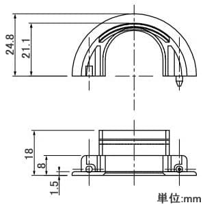 因幡電工 楕円さや管アダプター 楕円さや管用 IRSS-36対応 適合さや管:楕円さや管36.5×23 《ファイヤープロシリーズ》 1セット4個入 楕円さや管アダプター 楕円さや管用 IRSS-36対応 適合さや管:楕円さや管36.5×23 《ファイヤープロシリーズ》 1セット4個入 IRSS-DA 画像2