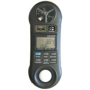 マザーツール マルチ環境測定器 湿度・温度・照度・風速測定 最大/最小値ホールド機能付 LM-8000