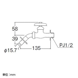 JY123TK-1-13 (三栄水栓製作所)｜単水栓｜管材｜電材堂【公式】