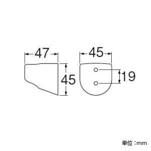 SANEI シャワー掛具 バスルーム用 ビス止め式 ビス・プラグ付 シャワー掛具 バスルーム用 ビス止め式 ビス・プラグ付 PS30-25 画像3