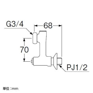 SANEI ベンリー偏心管 流量調節・ストレーナ内蔵 ベンリー偏心管 流量調節・ストレーナ内蔵 U3-79X-70 画像2