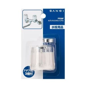 SANEI セブンクリスタルハンドル ハンドルアダプター4個 湯・水用キャップ付 セブンクリスタルハンドル ハンドルアダプター4個 湯・水用キャップ付 PR28F 画像3