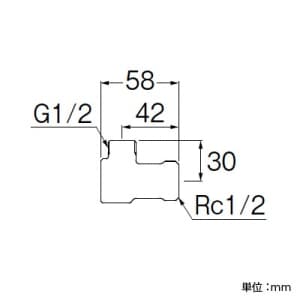 SANEI D式ストレーナ付止水栓 呼び:13 D式ストレーナ付止水栓 呼び:13 V2260D-13 画像2