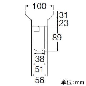 SANEI 防虫排水トラップ 排水用品 VP・VUパイプ兼用 防虫排水トラップ 排水用品 VP・VUパイプ兼用 H514-50 画像2