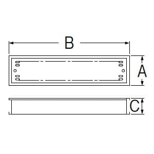 H907-S-150X600 (三栄水栓製作所)｜バス・空調用品｜管材｜電材堂【公式】