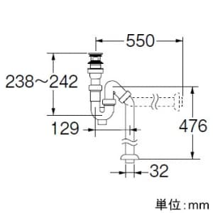 H7710-32 (三栄水栓製作所)｜洗面用品｜管材｜電材堂【公式】