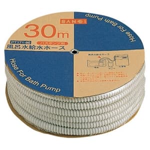 SANEI 風呂水給水ホース 洗濯機用 ホース径:15×20mm 長さ:30m PT171-86