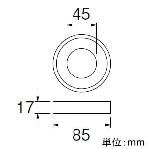 SANEI ロータンク密結パッキン トイレ用 蜜結タイプのロータンクとサイフォン接続部用 配管径:38mm ロータンク密結パッキン トイレ用 蜜結タイプのロータンクとサイフォン接続部用 配管径:38mm PP42-30-38 画像2