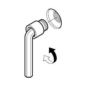 SANEI 六角スパナ 工具 六角穴対辺:12mm 寸法:145×42mm 六角スパナ 工具 六角穴対辺:12mm 寸法:145×42mm PR35 画像2