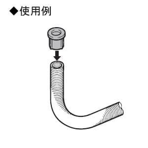 パナソニック ブッシング PF管用 呼び14 ウォームグレイ ブッシング PF管用 呼び14 ウォームグレイ DMP14ZK 画像3