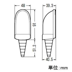 未来工業 【お買い得品 20個セット】引込みカバー 小型タイプ ラバーブッシング付 チョコレート 【お買い得品 20個セット】引込みカバー 小型タイプ ラバーブッシング付 チョコレート WKS-22VT_20set 画像3