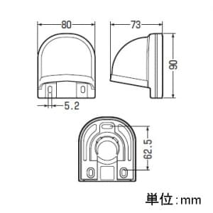 未来工業 【お買い得品 20個セット】引込みカバーフード PF管16迄 ベージュ 【お買い得品 20個セット】引込みカバーフード PF管16迄 ベージュ WKF-28J_20set 画像5