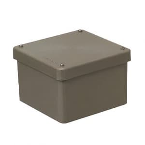 防水プールボックス カブセ蓋 正方形 150×150×100 チョコレート PVP-1510BT