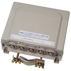 サン電子 【生産完了品】4分配器(F形) 1端子電流通過型 10〜2150MHz 屋外用 HDS-74F