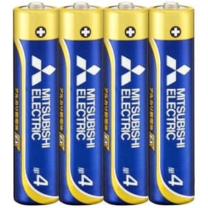 三菱 【在庫限り】アルカリ乾電池 長持ちハイパワー EXシリーズ 単4形 4本パック LR03EXD/4S