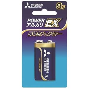 三菱 【在庫限り】アルカリ乾電池 長持ちハイパワー EXシリーズ 9V形 1本パック 6LF22EXD/1BP