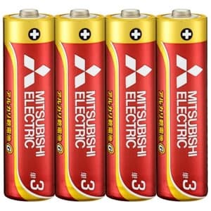 三菱 【在庫限り】アルカリ乾電池 長持ちパワー Gシリーズ 単3形 4本パック LR6GD/4S
