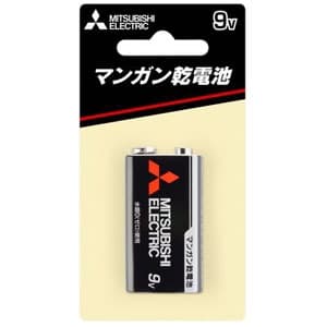 三菱 マンガン乾電池 黒 9V形 1本パック マンガン乾電池 黒 9V形 1本パック 6F22UD/1BP