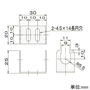 篠原電機 センサー取付金具 SUS製 センサー取付金具 SUS製 SU-1 画像2