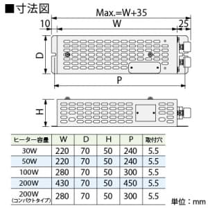 SHC2-2220S (篠原電機)｜ヒーター・クーラー・除湿器｜分電盤｜電材堂