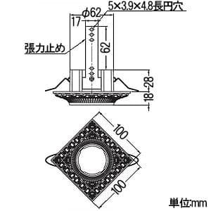 PXP-FL-1005C-NS (スガツネ工業)｜照明プレート｜配線器具｜電材堂【公式】