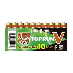 富士通 アルカリ乾電池 TOPV 単4形 10個パック お買得パック LR03(10S)TOPV