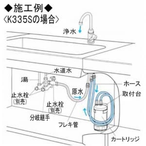 K335GS (KVK)｜キッチン用水栓｜管材｜電材堂【公式】
